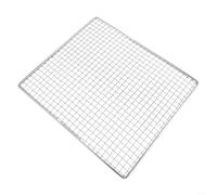 Oniissy Stainless Steel BBQ Grid for Camping and Outdoor Use, Square Barbecue Grill Net, 304 Stainless Steel Mesh, Even Heating, No Food Leakage, Compatible with(35×30)