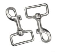 Oniissy Stainless Steel Swivel Hook for Scuba Diving, 360° Rotating Square Eye Snap Clip, Saltwater Resistant For Durable Hook Compatible with Pet Leash, Camping Tent and