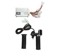 Oniissy Steel Controller&Throttle Throttle 1pc 24-48V About 500g Black+Silver Brushed, Electric Scooter E-Bike Brush Motor Speed Controller Throttle Grip Mobility Cart(36V1000W)