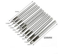 Oniissy Steel Round Hollow Hole Punch Set for Leather Craft, Watch Straps, Belts and Canvas with 10 Sizes from 0.5mm to 5mm - Professional Leather Working Tools