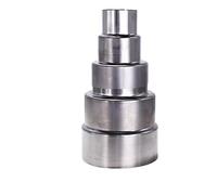 Oniissy Stove Pipe Reducer Ø110mm/Ø50mm, Stainless Steel Heat Resistant Coating Chimney Pipe Reducer, Flue Adapter Joiner, Chimney Connection Pipe Reduction