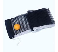 Oniissy Table Tennis Net for Indoor Use, Portable For Ping Pong Ball Net with IPE/Polyester Frame, Black or Blue Rope Binding, 180CM Length x 15CM Width, Replacement Table(Black polyester/cotton)