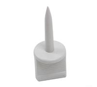 Oniissy Target Pins for Practice For - 12pcs Black and White ABS Target Nails for Recurve Bow, Repair Foam Straw Hay Bale Targets, Lightweight & For Durable(White)