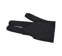 Oniissy Three Finger Billiards Glove for Snooker and Pool Players, Spandex Cue Shooter Glove with Elasticity and Sweat-Absorbent Material, Reversible Design for Left or(1pcs)