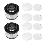 Oniissy Vacuum Filter Set For Hoover HF1 PLUS, T119 Exhaust S143 Pre-Motor Filter, Washable HEPA Replacement Parts For HF1P10P 011 For HF1P10H 011