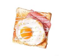 Oniissy Vibrant And Cute Simulated Bread Slice Model For Kitchen And Table Decoration Artificial Bread Fake Toast Simulation Food Display Model Prop For Kitchen Home