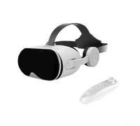 Oniissy Virtual Reality Headset With 110 Degree Field Of View And Integrated Headphones Compatible With For IOS And For Android Smartphones 5 5 6 7 Inches(White)