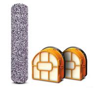 Oniissy WDB1F2 Replacement for BRUSHROLL & 2-Pack Filter Bundle, Compatible with for Hydrovac 3-in-1 Multi-Surface Cleaners for All Sealed Hard Floors and Area Rugs