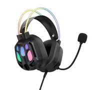 Onikuma X89 USB + 3.5 mm Gaming Headphones, Black, Ear Hook Impedance 32 Ohm, Frequency Band 20 Hz-20 kHz, Sensitivity 119 dB