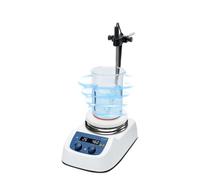 ONiLAB 280℃ LED Digital Magnetic Stirrer with Ceramic Coated Stainless Steel Worktop, 200-1500 rpm, Temperature Probe Sensor, Stand and Stirring Rod Included
