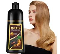 Onilyua Hair Dye Shampoo Gold 3 in 1 Natural Blonde Chestnut 500 ml, Colours in 10-15 Minutes, 100% Coverage for Voluminous Hair