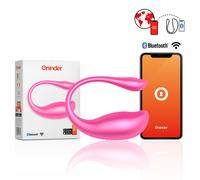 ONINDER Nairobi App-Controlled Black Vibrating Egg - Discreet Pleasure, Poids 0.258 Kg, Color Pink