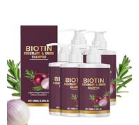 Onion Biotin & Rosemary Shampoo, Volumizing Shampoos for Thinning Hair & Greasy Hair Shampoo, Travel & Volumes Shampoos for Curly Hairs, Thicker & Stronger Hairs for Men & Women (5)