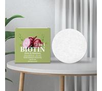 Onion Biotin Shampoo Bar, Onion Solid Shampoo, Deep Cleansing and Hydration, Suitable for All Hair Types (1 pc)