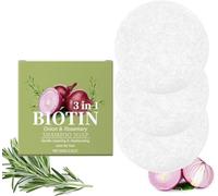 Onion Biotin Shampoo Bar, Rosemary Shampoo Bar, Improving Scalps and Strengthening Hairs, Deep Cleaning And Hydration, Natural Solid Soap For Dry Hair, Oil Control For Scalp (3PC)