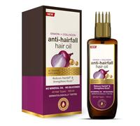 Onion Black Seed Hair Oil with Comb Applicator | Controls Hair Fall | No Mineral Oil, Silicones, Cooking Oil or Synthetic Fragrance | 100ml