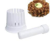 Onion Blossom Cutter | Onion Holder Slicer Vegetable Slicer Cutter,Blooming Onion Maker Food Slicer, Kitchen Cutting Gadgets Tool Reusable Onion Cutter Chopper