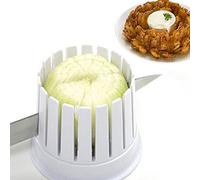 Onion Blossom Maker, Blooming Onion Maker Fruit Vegetable Cutter Tool Blooming Cutter Chopper for Kitchen, Fruit & Vegetable Tools Accessories(Color:White)
