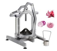 Onion Blossom Maker, Stainless Steel Blooming Cutter Kit, 300-700PCS/H, Suction Cup Mounting for Commercial Kitchen Decorations