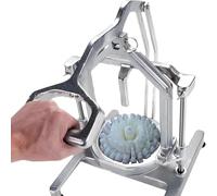 Onion Blossom Maker - Stainless Steel Manual Cutter for Vegetable Flower Decorations - Ideal for Restaurant and Home Use