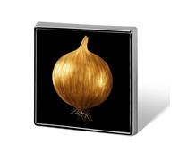 Onion Funny Custom Lapel Pins Square Brooch Tie Suit Dress Accessories for Men Women Wedding Birthday