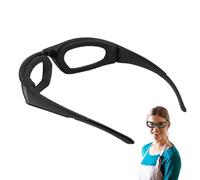 Onion Glasses for Women, Tear-Free, Tear Resistant Eye Protection, Protective Lab Glasses Over Glasses with Anti-Fog Coating, Cooking, BBQ and Kitchen Aid Glasses for Universal Fit