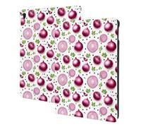 Onion Green Leaves Print Compatible with ipad air 3rd Generation Case Cover, Tablet Cases Compatible with ipad Pro Case 10.5 Inch, Auto Wake/Sleep, Folio Stand