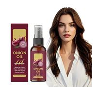 Onion Hair Care Essential Oil Gently Nourishes the Scalp and Moisturizes the Hair on Daily Basis, Light and Non-Sticky(2pcs)