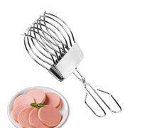 Onion Holder for Slicing, Meat Tongs, Stainless Steel Spiral Holder, Vegetable Cutter, BBQ Cooking Tools for Tomatoes, Potatoes, Fruit, Bread