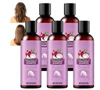 Onion Hydrosol Fortifying Hair Roots Shampoo, Moisturizing Scalp Cleanser for Thinning Locks, Biotin & Rosemary Nourishing Scalp Hair Wash, Thickening & Volumizing Nursing Solution (5PCS)
