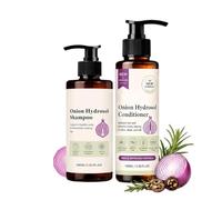 Onion Hydrosol Shampoo and Conditioner Set, Volumizing Hair Care Kit,6.76Oz | Onion for Hair Growth, Scalp Care for Fine & Fragile Hair, Nourishing Hair Wash Duo | Smooths Knots, Adds Shine | 3.38Fl.Oz×2