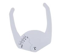 Onion Measuring Ruler, 0-4 Inch Plastic Caliper for Fruit and Vegetable Diameter, 7.1 x 4.1 x 0.2 in Kitchen Tool, Clear Imperial Scale, Sizing Gauge for Produce and Round Items