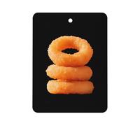 Onion Rings Cute Car Air Fresheners Long Lasting Scent Car Mirror Hanging Scented Cards Tablets Square
