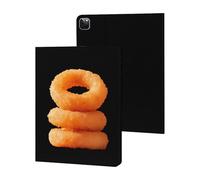 Onion Rings Cute Tablet Case Unisex Slim Hard Protective Cover Compatible with iPad 9th/ 8th/ 7th