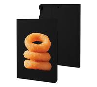 Onion Rings Cute Tablet Case Unisex Slim Hard Protective Cover Compatible with iPad 9th/ 8th/ 7th