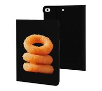 Onion Rings Cute Tablet Case Unisex Slim Hard Protective Cover Compatible with iPad 9th/ 8th/ 7th