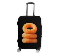 Onion Rings Trendy Suitcase Covers Unisex Luggage Cover Protector Fit 19 to 32 Inch Travel Lover S