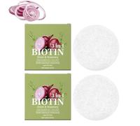 Onion Rosemarin Shampoo Bar, Onion Biotin Shampoo Bar, Rosemary Hair Soap, Shampoo Bar for Hair Growth, Deep Cleaning and Hydration, Travel Size, Plastic-Free, Hair Shampoo for All Hair Types (2