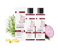Onion & Rosemary Hair Shampoo, Rosemary Shampoo for Hair, Promotes Healthier, Thicker And Stronger for Men & Women, Stronger, Longer, Sulfate-Free With Natural Extracts (2Pc)