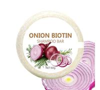 Onion Rosemary Shampoo Bar, 60g Reduce Hair loss and Breakage, Deep Cleansing & Moisturing, Hydrating Deep Cleansing Onion Solid Hair Soap for All HairTypes, Adults Teens Men Women Elderly Daily