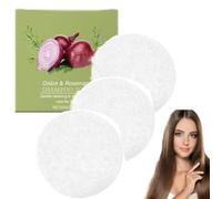Onion Rosemary Shampoo Bar,Onion Shampoo Bar,Deep Cleansing & Moisturing,Making Hair Soft And Shiny,for all Hair Types (3 Pcs)