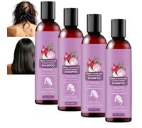 Onion Rosemary Shampoo for Hair Growth, Onion Biotin Nourishing Scalp Strengthening Hair Shampoo, Plant Based Sham/poo with Oni/on Extract Rosemary, hair thickening shamp/oo for thinning hair (4pcs)