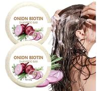 Onion Rosemary Shampoo Soap, Onion Rosemary Shampoo Bar, 60g Solid Shampoo for Dry Hair - Deep Cleaning and Hydration, Suitable for All Hair Type