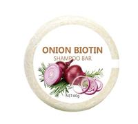 Onion Rosemary Solid Shampoo, Natural Onion Rosemary Shampoo Bar, Nourishes Scalp, Fights Hair Loss, Deep Cleansing & Moisturing, Making Hair Soft And Shiny, Suitable for All Hair Types (1Pcs)