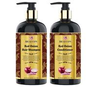 Onion Shampoo & Conditioner Kit With Red Onion Seed Oil Extract, Black Seed Oil | Shampoo(300ml) + conditioner(300ml) for hair growth
