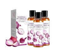 Onion Shampoo for Scalp Care, Rosemary & Red Onion Strengthening Shampoo, Deep Moisturising Cleansing, Smooth Strong & Manageable Hair for Women & Men, 200ml (3pc)
