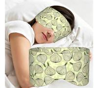 Onion, Sleep Mask for Home Travel, Full Eye Covers Light Blocking Eye Mask Sleep Eye and Ear Muffs