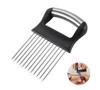 Onion Slicer Holder - All-in-one Onion Holder Stainless Steel Onion Fork Food Slicing Helper Kitchen Gadget Loose Meat Needle Kitchen Gadget Helper Kitchen Tool