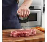 Onion Slicer Tool, Stainless Steel Vegetable Meat Tenderizer Holder for Kitchen Cutting Tomato Lemon Fruit Perfect Slice Needle(Onion needle)