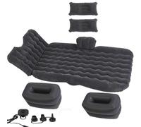 Onirii Inflatable Car Air Mattress Back Seat Bed with Air Pump,Thickened Portable Car Travel Sleeping Camping Air Mattress Blow Up Bed for Car Universal SUV